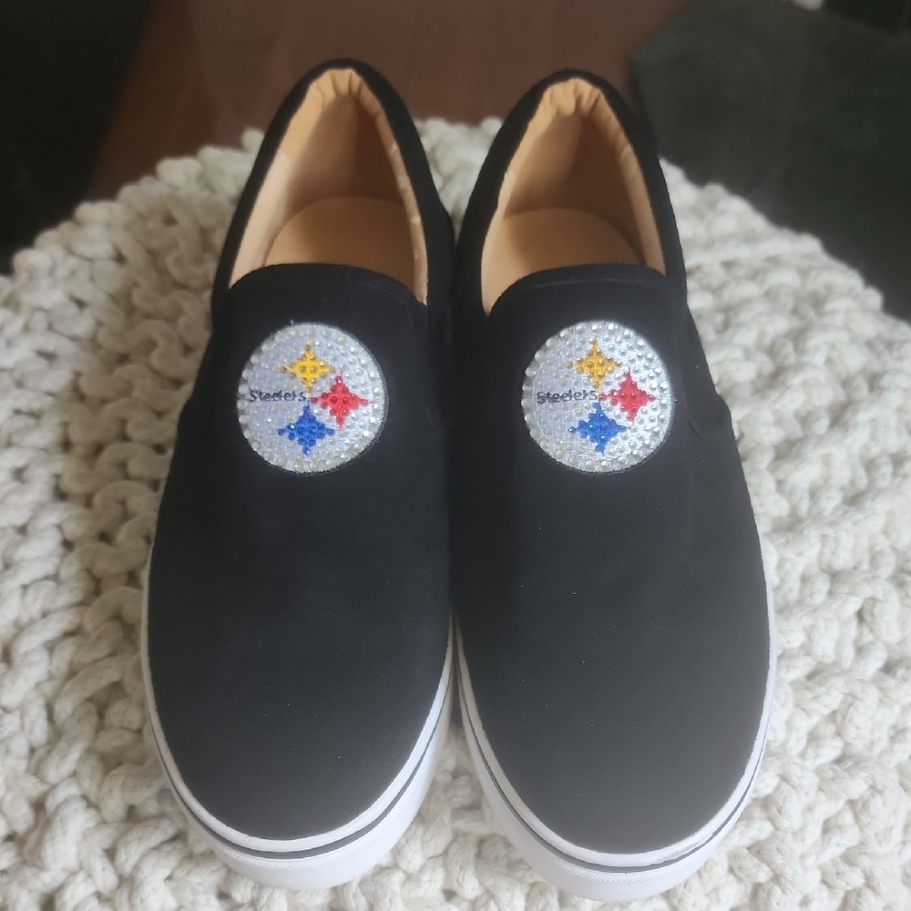 Steelers Slip On Skate Shoes